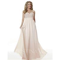 Christina Wu Occasions 22613 Strapless Sweetheart Sequin Beaded Bodice Bridesmaid Dress - Crazy Sale