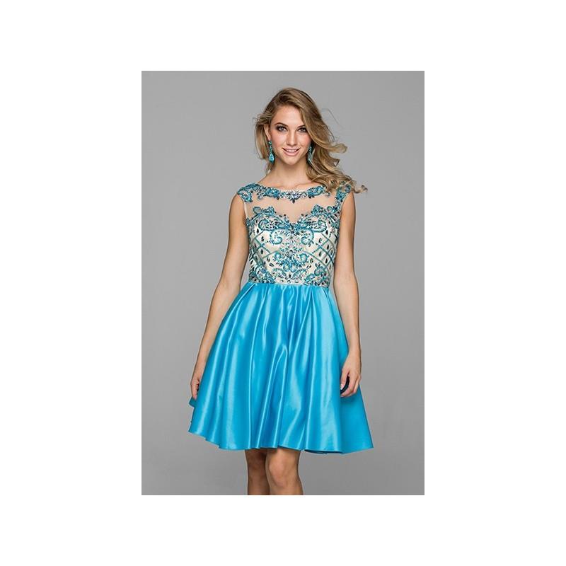 My Stuff, Knee Length Homecoming Dress with Cap Sleeve Bodice - Crazy Sale Bridal Dresses|Special We