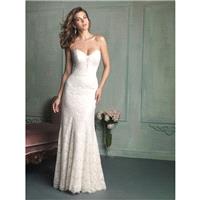 Allure Bridals 9107 Lace Sheath Wedding Dress - Crazy Sale Bridal Dresses|Special Wedding Dresses|Un