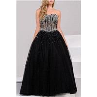 Jovani - Bedazzled Strapless Sweetheart Corset Style A Line Gown 1332 - Designer Party Dress & Forma