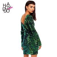 Night Club Sexy V-neck Sequined Summer Formal Wear Dress - Bonny YZOZO Boutique Store