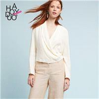 Oversized Vogue Simple V-neck One Color Spring 9/10 Sleeves Suit Coat - Bonny YZOZO Boutique Store
