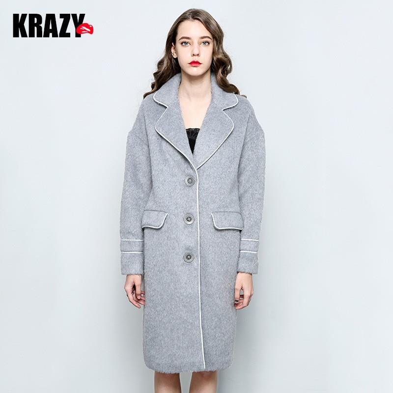 My Stuff, Coccoon Shaped Trendy Overcoat - Bonny YZOZO Boutique Store