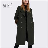 Slimming Double Breasted Wool Coat Overcoat - Bonny YZOZO Boutique Store