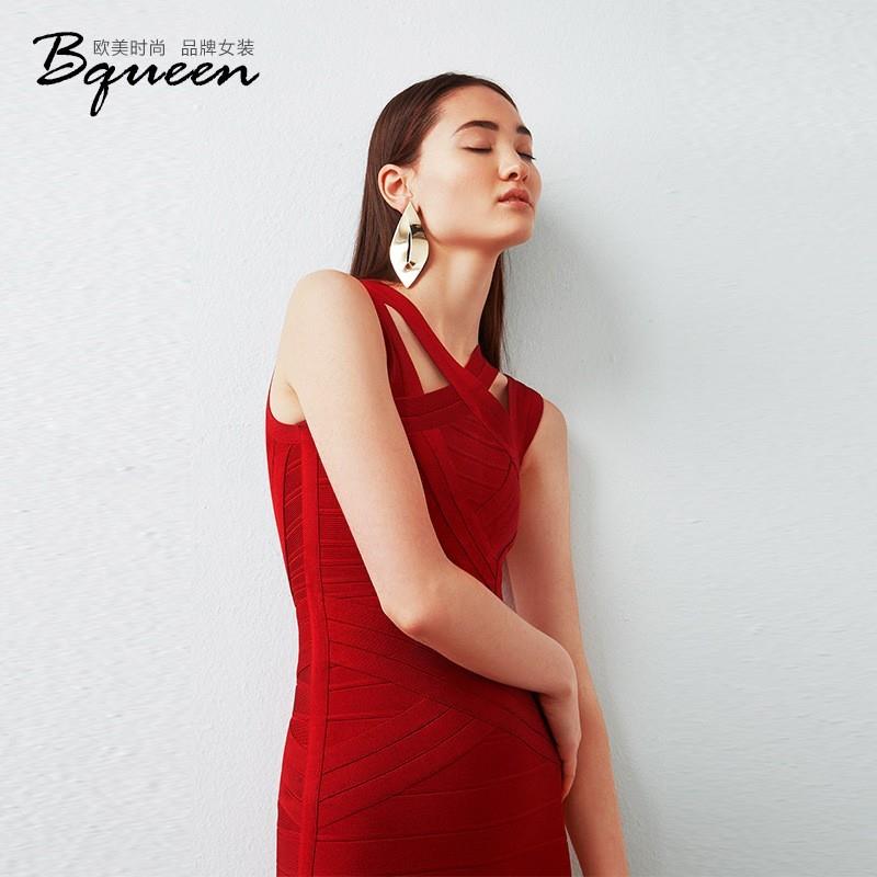 wedding, Sexy Hollow Out Slimming Off-the-Shoulder Crossed Straps One Color Summer Dress - Bonny YZO