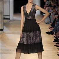 Vogue V-neck Sleeveless Trail Dress Spring Lace Dress - Bonny YZOZO Boutique Store